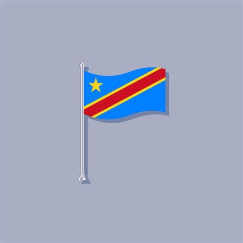 Premium Vector Democratic Republic Of The Congo Flag