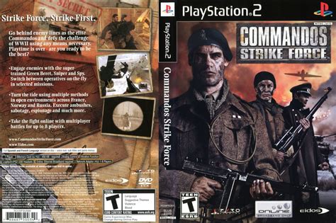 Commandos Strike Force Cover Or Packaging Material MobyGames