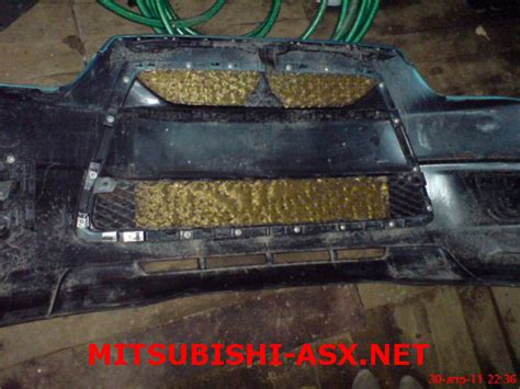 Установка сетки в решетку радиатора - Авто клуб Mitsubishi ASX ...
