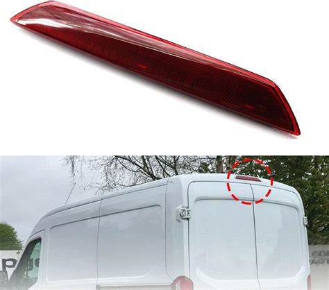 Fits For Ford Transit Mk8 Tourneo Custom Led High Level Rear Third Brake Light 3rd Stop Tail