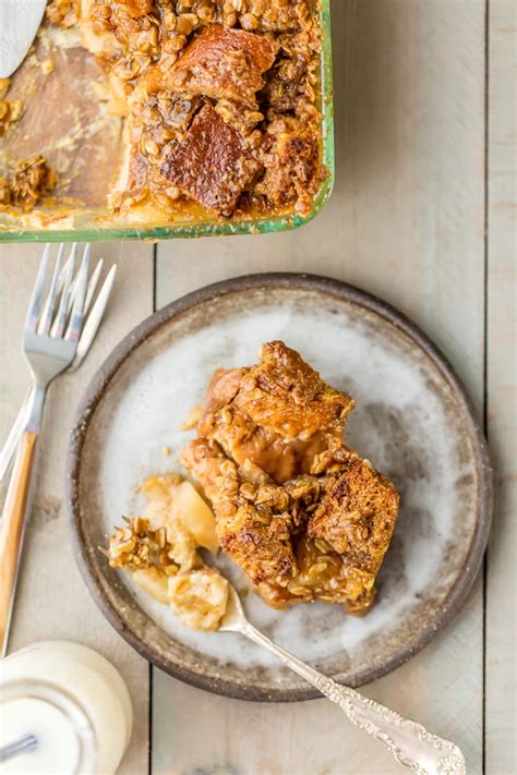 Recette De Pouding Au Pain Avec Tarte Aux Pommes Et Caramel