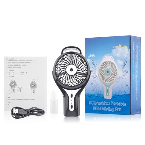 D Fantix Portable Handheld Misting Fan Personal Cool Mist Humidifier