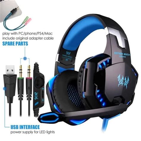 Kotion Each G Casque De Jeu Casque Annulation De Bruit Avec