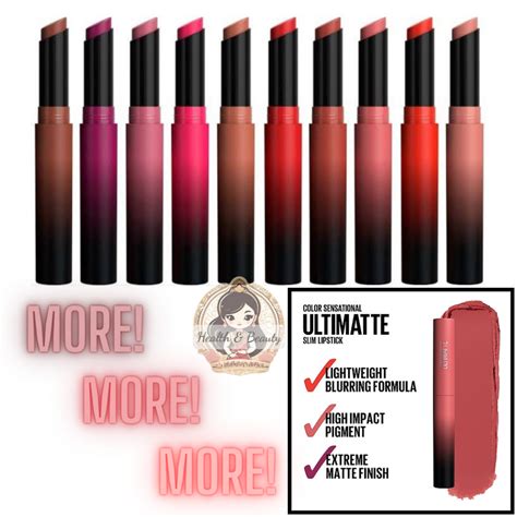 Son Thỏi Lì Mịn Môi Siêu Nhẹ Maybelline Color Sensational Ultimatte Slim Lipstick 17g Thái Lan