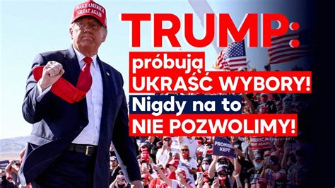 Wybory w USA Trump próbują ukraść wybory IDŹ POD PRĄD NA ŻYWO 2020