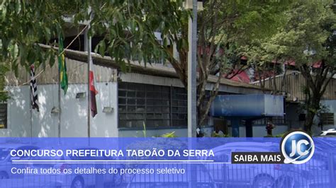 Concurso Prefeitura de Taboão da Serra SP últimos dias de inscrição