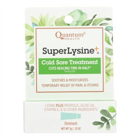 Quantum Super Lysine Plus Cold Sore Treatment 3 Pk 0 25 Oz Kroger