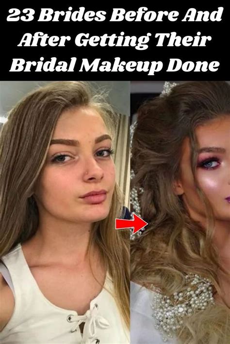 Professional Makeup Artist Shares 15 Photos Taken Before And After Brides Got Their Wedding