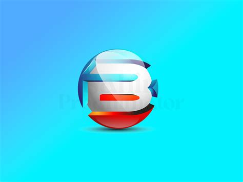 3D B letter logo design template by All Web Solution Design on Dribbble