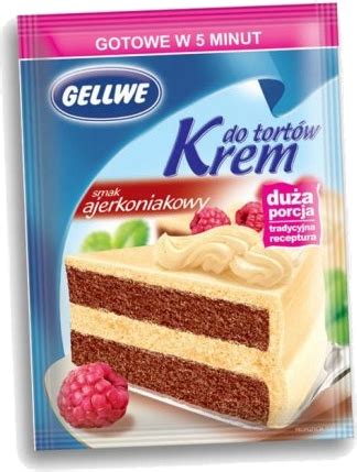 Gellwe Krem do tortów ajerkoniakowy w 5 minut Kremy do ciast i tortów