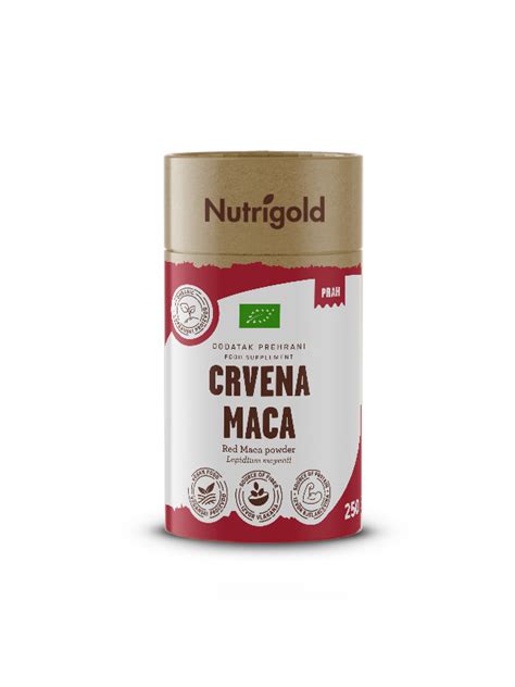 Nutrigold Rde I Maca Prah Ekolo Ki G Tovarna Zdrave Hrane