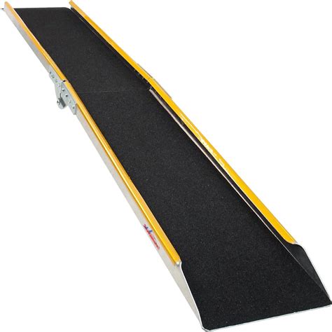 Ruedamann 1 Pc 6l × 9 8 W Folding Aluminum Loading Ramp