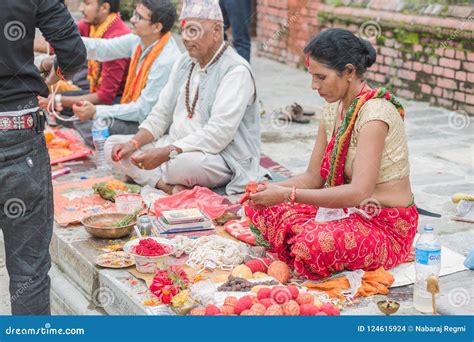 Hindu Priests,Janai Purnima,Rakshya Bandhan Festival at Pashupat Editorial Stock Image - Image ...