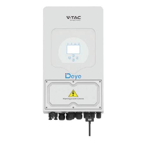 V Tac Inverter Monofase Deye Kw Ibrido Con Display E Smart Meter