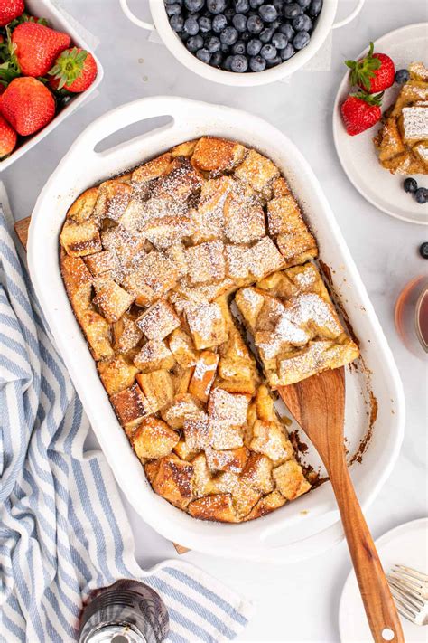 Delicious Make Ahead French Toast Casserole Recipe Boots And Hooves Homestead