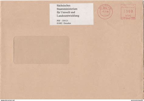 Maschinenstempel Ema Deutsche Bundespost Brief Mit Freistempel Vgo