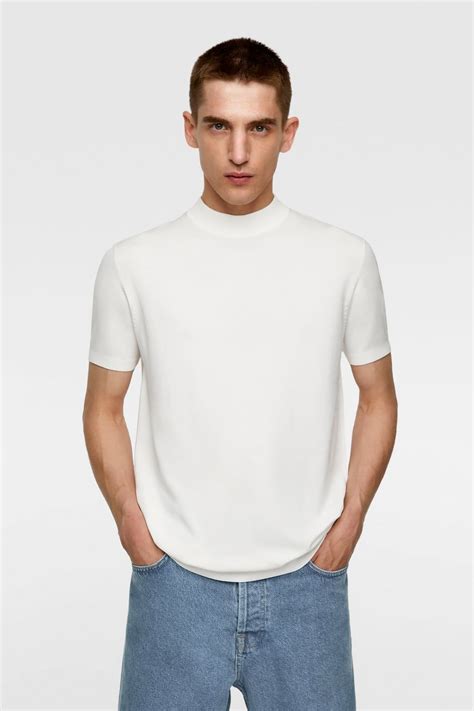 Basic Mock Neck Sweater View All Knitwear Man Zara United States