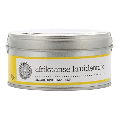 Afrikaanse Kruidenmix Blik 70 Gram