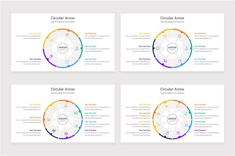 Circular Arrow Diagram Powerpoint Template Nulivo Market