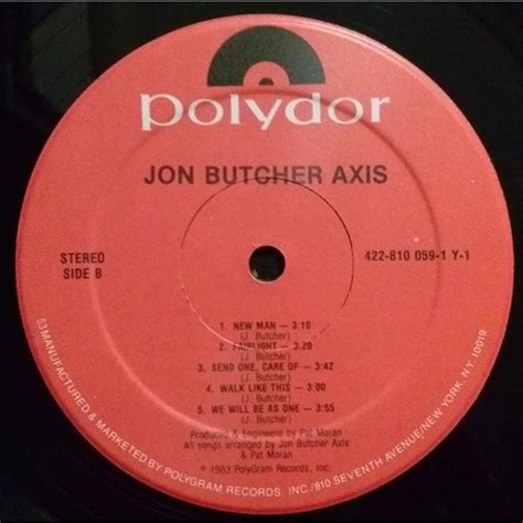 The Jon Butcher Axis Jon Butcher Axis Vinyl Lp 1983 Us