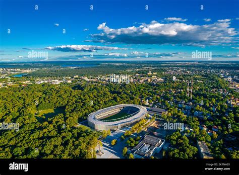 Newly reconstructed Kaunas Darius and Girenas football stadium, largest ...