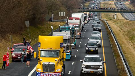 Trucker Convoy Near Washington, D.C., Is a Low-Key Protest - The New ...