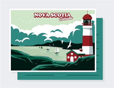 Canada Postcard Vector 198607 Vector Art at Vecteezy