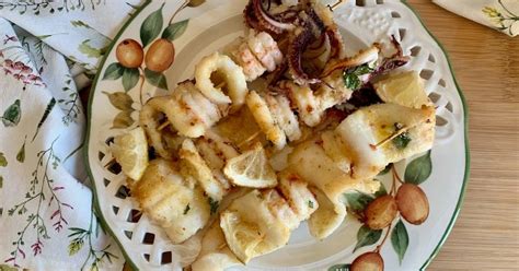 Ricetta Spiedini Di Gamberi E Calamari Gratinati Di Millegrammi Di