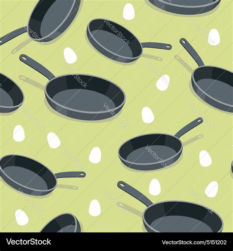 Pan seamless pattern background for cuisine from Vector Image