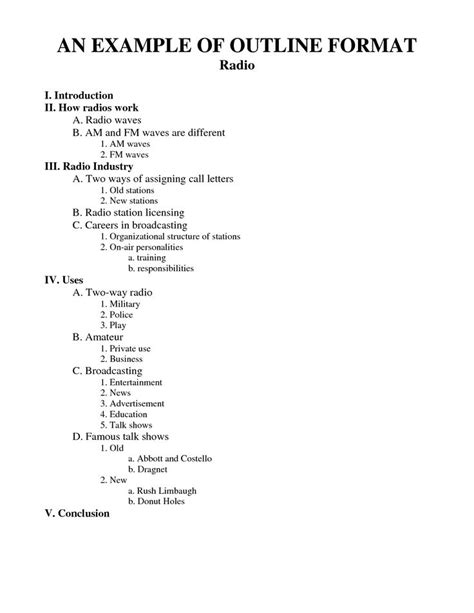 404 Not Found Research Paper Outline Template Essay Outline Format