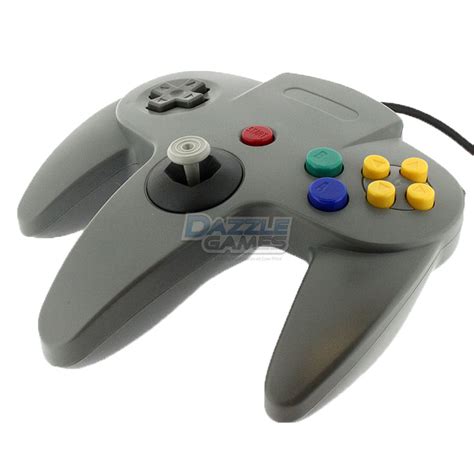 Gray Game Controller Pad Joystick For Nintendo 64 N64 System Ebay