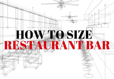 Planning a Restaurant Bar - How Much Space Do You Need?