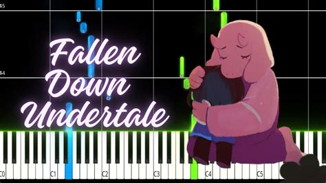 Fallen Down Undertale Piano Tutorial Sheet In The Description Fallendown Undertale Youtube