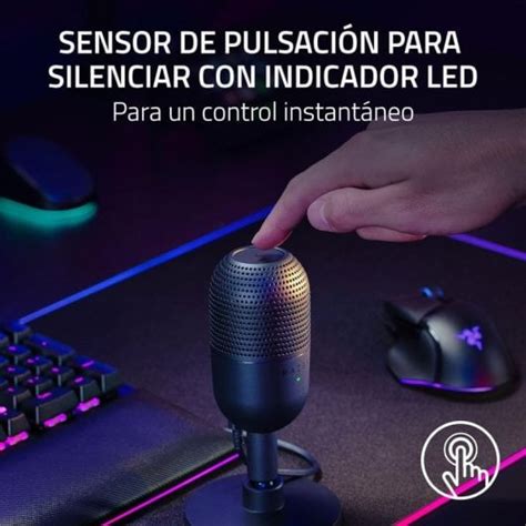 Razer Seiren V Mini Microphone Condensateur Pour Streaming Noir