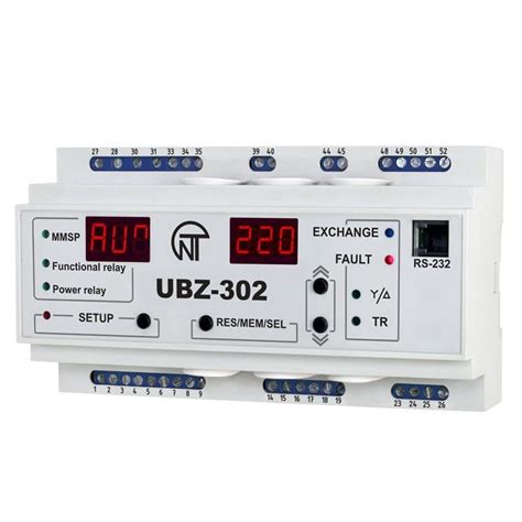 ᐉ Блок защиты универсальный Новатек-Електро УБЗ-302 М 5-630A (NTBZ302M0 ...