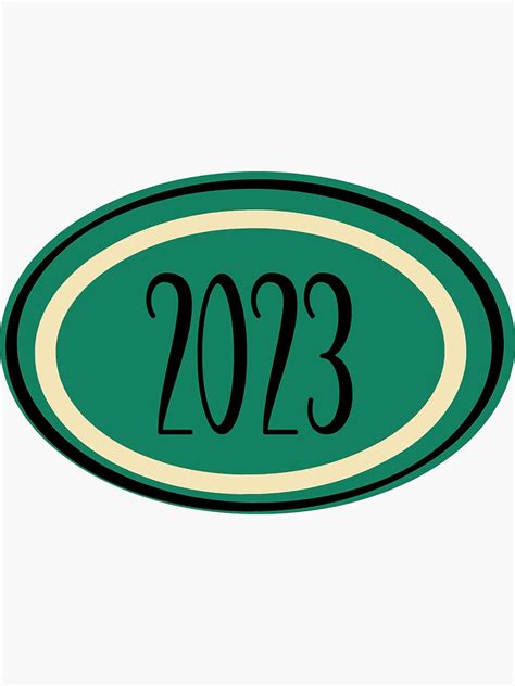 "2023 Vintage-Style Logo" Sticker for Sale by mrtraz | Redbubble