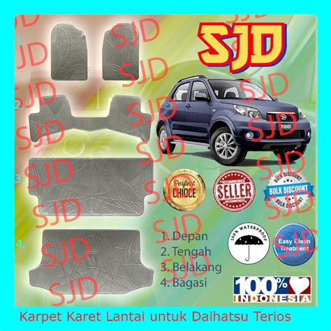 Jual Karpet Mobil Karpet Karet Lantai Mobil Daihatsu Terios Warna