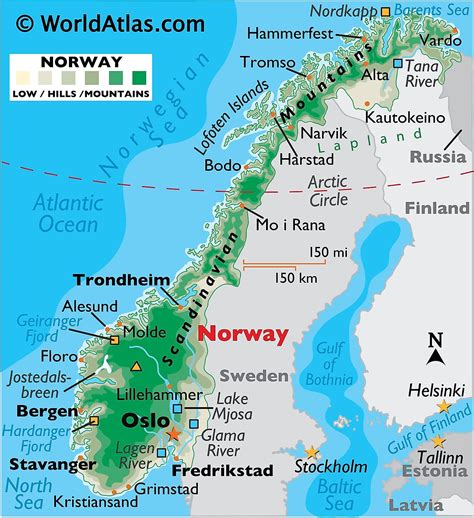 Cartina Geografica Fisica Mondo Cartina Fisica Della Norvegia Porn