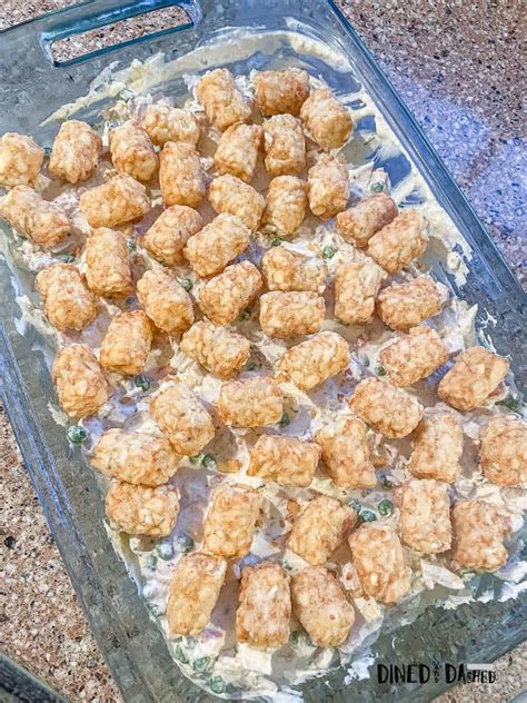 Turkey Tater Tot Casserole Recipe With Leftover Turkey Dined And Dashed