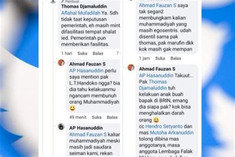 Heboh Peneliti BRIN Ancam Bunuh Warga Muhammadiyah Gegara Beda