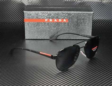 PRADA LINEA ROSSA PS 54TS 1AB5Z1 Black Pilot Men S 58 Mm Polarized