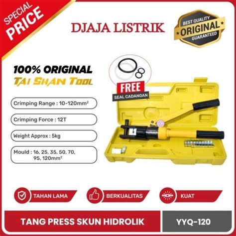 Jual Tang Crimping Skun Mm Hidrolik Yqk Tang Press Kualitas