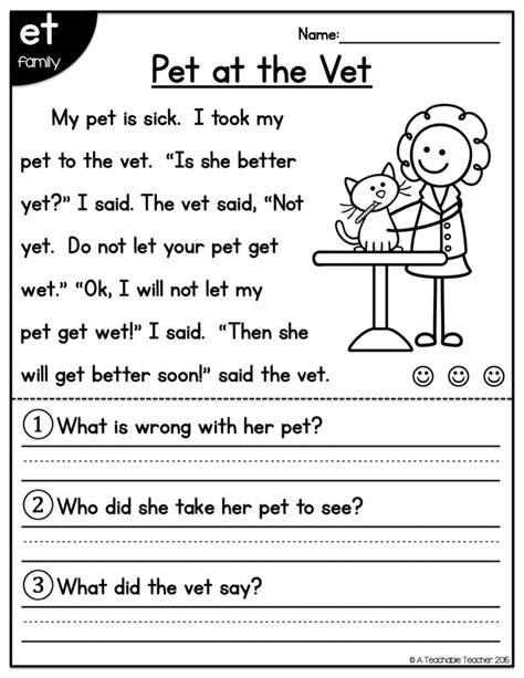 Short Vowel Cvc Reading Comprehension Passages In 2021 Reading Nbkomputer