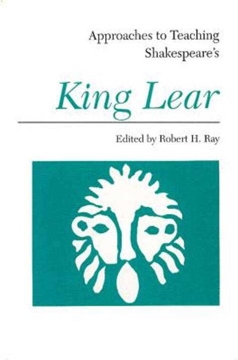 Approaches To Teaching Shakespeares King Lear Paperback Ebay