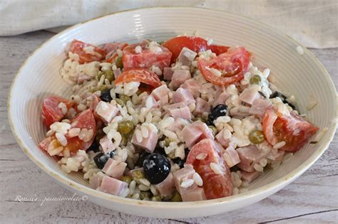 Insalata di Riso al Prosciutto la Ricetta estiva fresca e facile