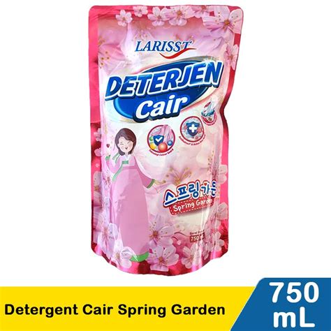 Larisst Detergent Cair Spring Garden Ml Klik Indomaret