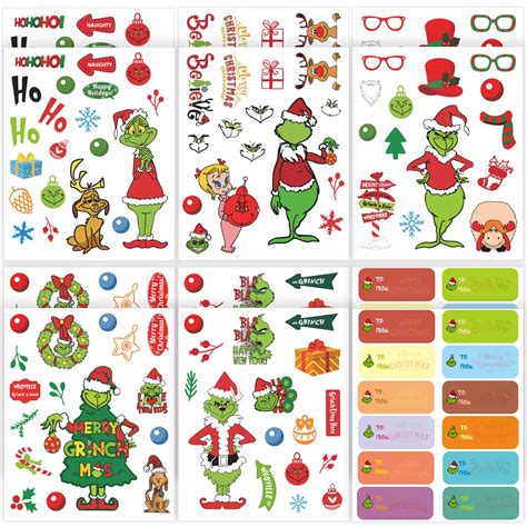 Funny Christmas Gift Tags Stickers, Make Your Own Christmas Sticker ...