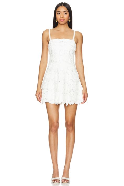 Simkhai Sophie Mini Dress In White Revolve