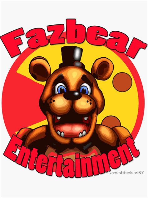 Fazbear Entertainment Logo Sticker For Sale By Daveofthedead