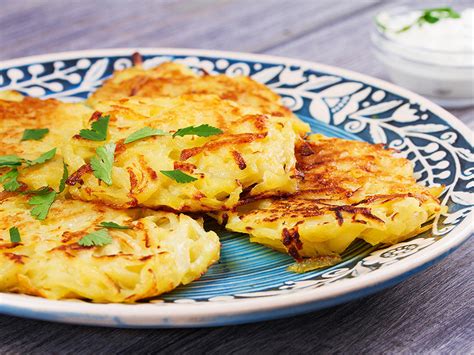 Recette Galettes de pommes de terre et courgette râpées